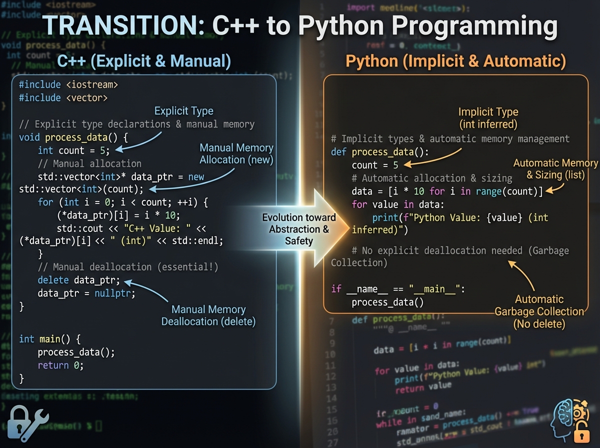 Switching from C/C++ to Python: What Actually Changes