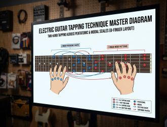 Guitar Tapping Technique: From Basic Two-Hand Tapping to 8-Finger Mastery