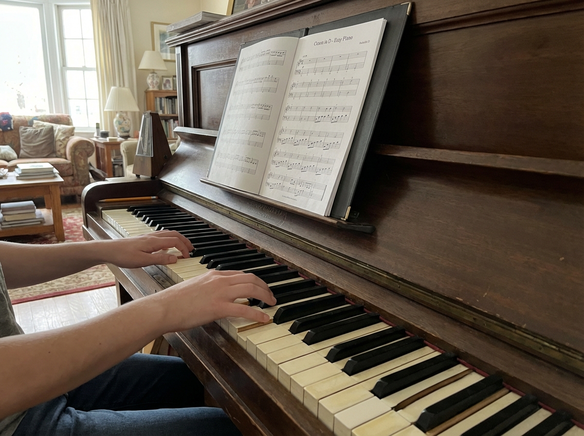 How to Learn Canon in D on Piano as a Complete Beginner