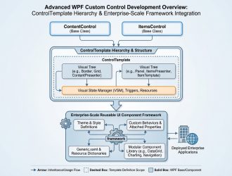WPF Custom Control Development: ControlTemplate, ContentControl, and ItemsControl Explained