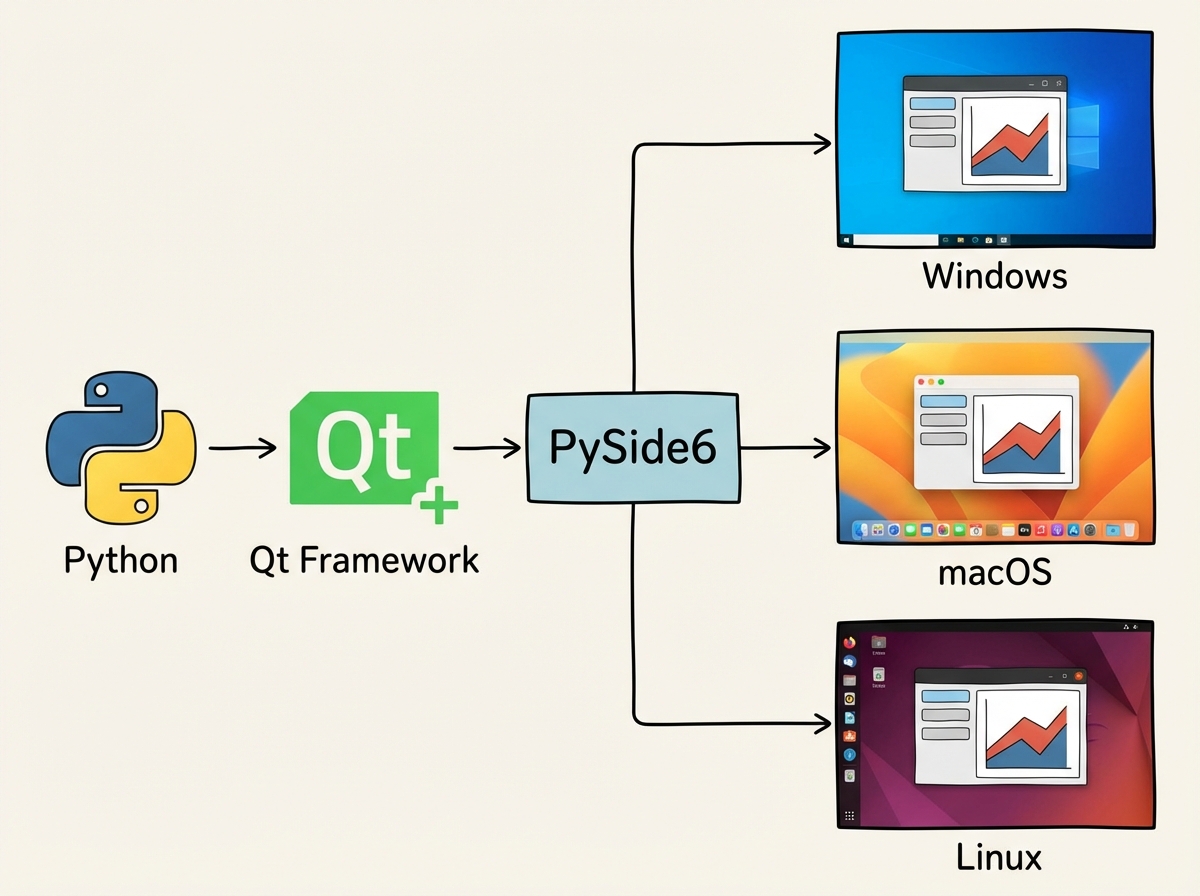 PySide6 GUI Development: Build Cross-Platform Desktop Apps with Python