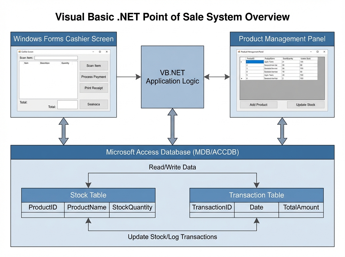 How to Build a Point of Sale System with Visual Basic .NET