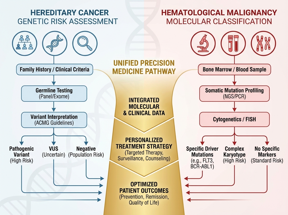 Hereditary Cancers and Hematological Malignancies: What Clinicians Need to Know
