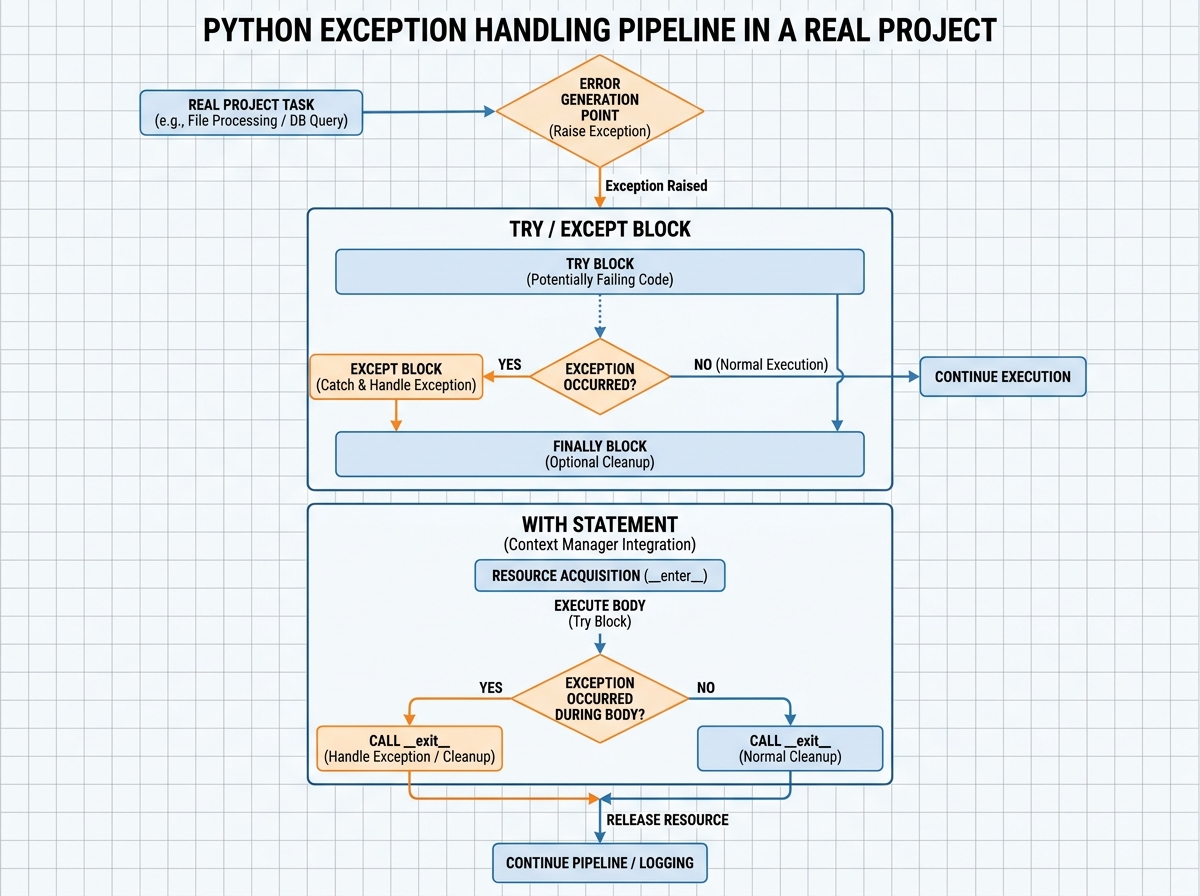 Exceptions Handling in Python: A Real-World Journey to Mastery