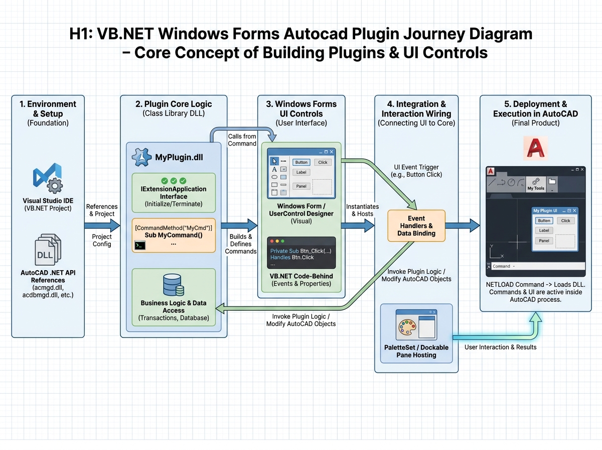 How VB.NET Windows Forms Transforms AutoCAD Mastery