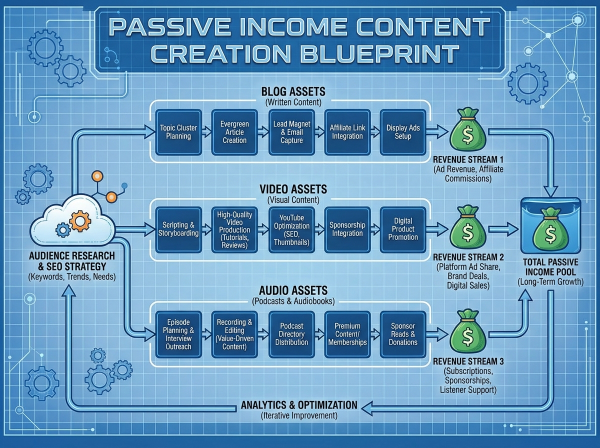 How to Make Passive Income from Content Creation That Actually Lasts