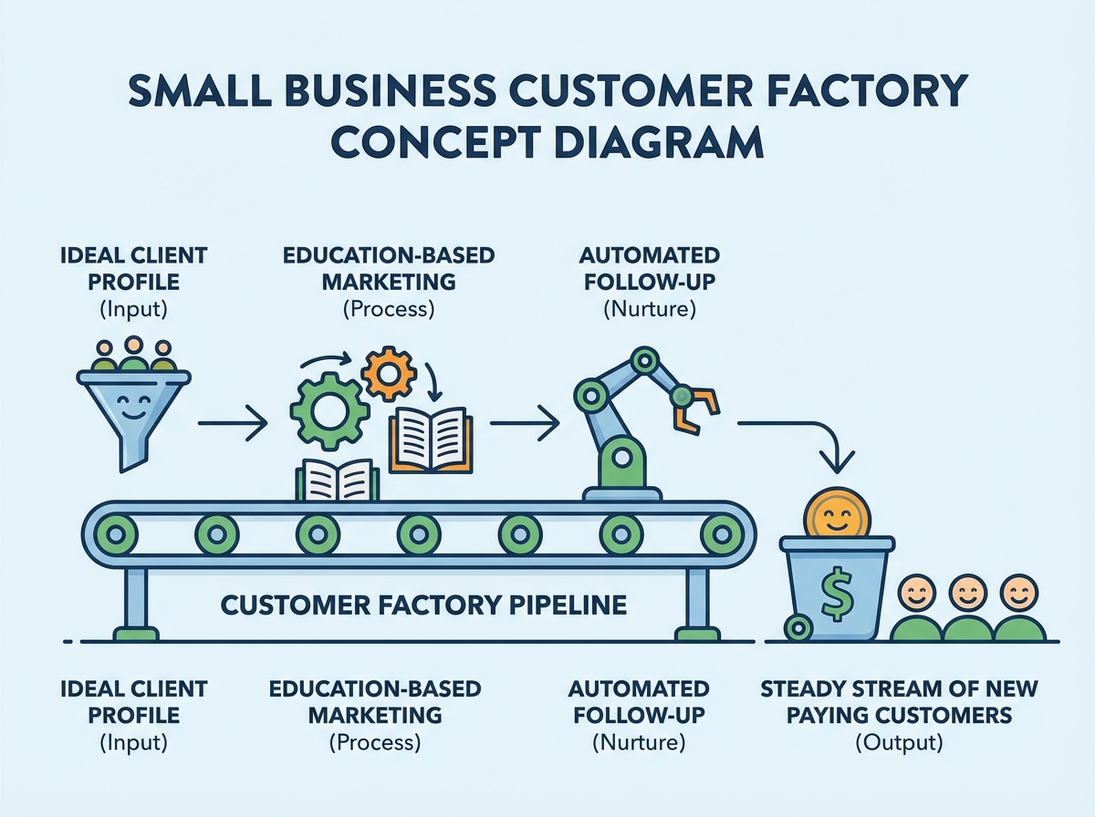 How to Build a Customer Factory: Small Business Marketing That Actually Works