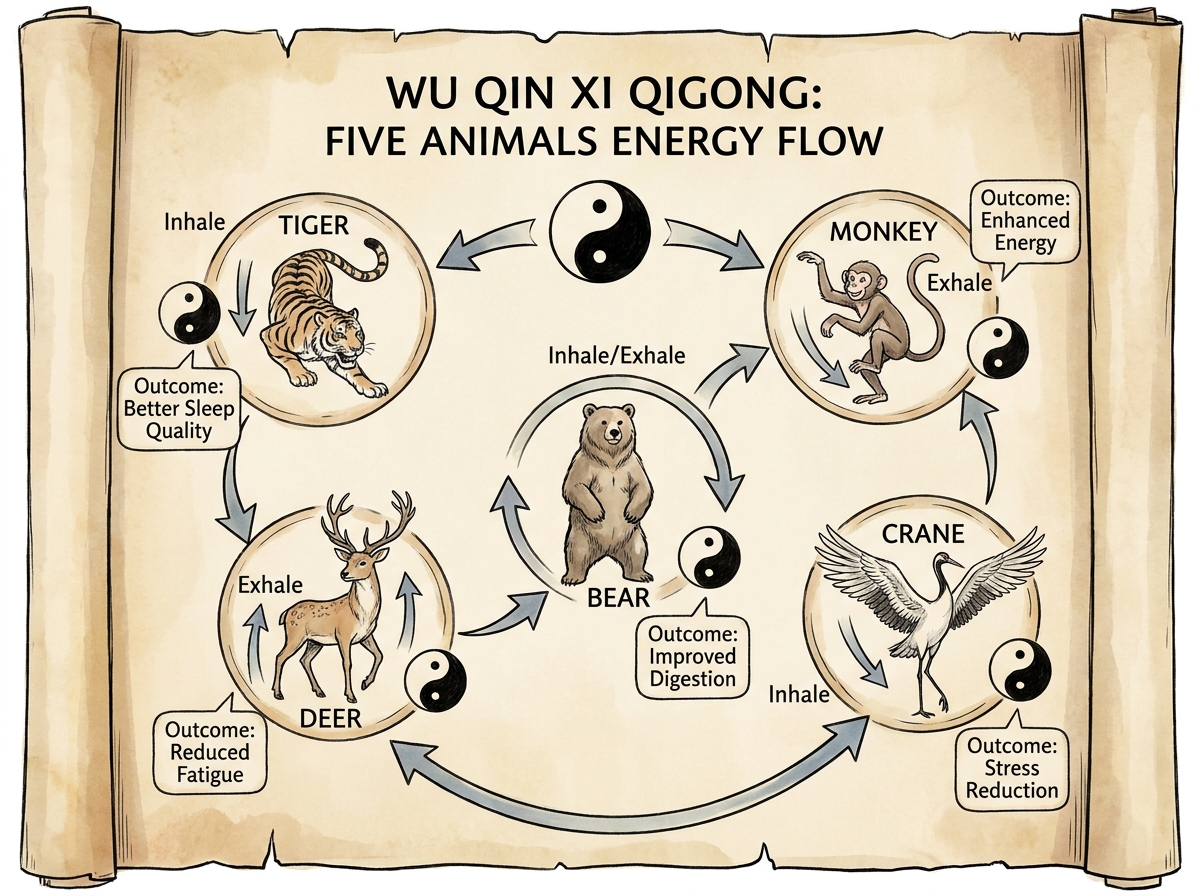 How to Learn Wu Qin Xi Qigong for Real Energy Balance