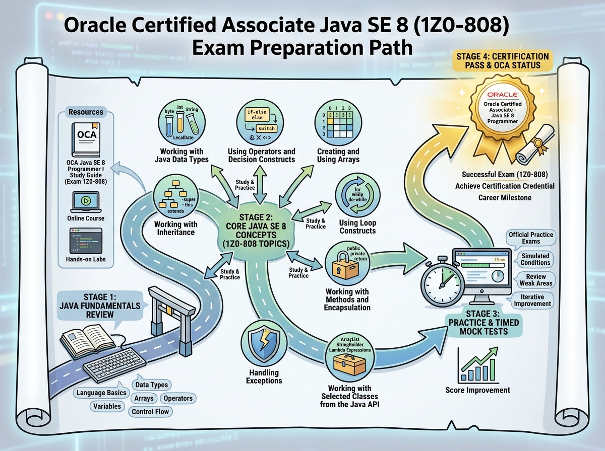 How to Pass the Oracle Certified Associate Java Exam (1Z0-808)