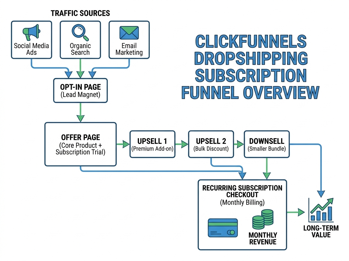 ClickFunnels Dropshipping: Build a Subscription Funnel That Sells Every Day