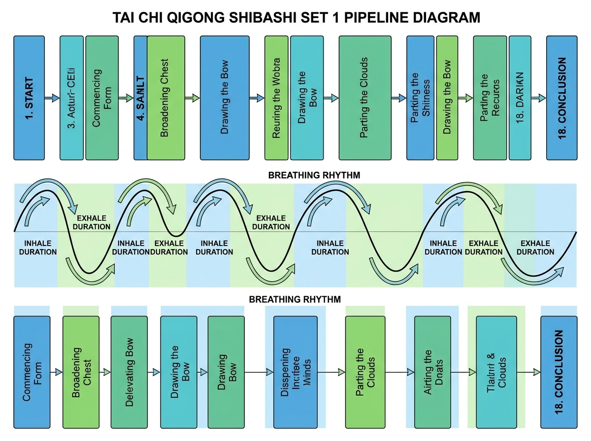 How to learn Tai Chi Qigong Shibashi set 1 without getting lost