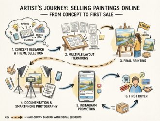 How to Sell Paintings Online: From Concept to First Buyer